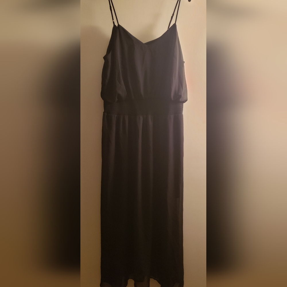 Brand New Women's XXL Long Black Dress